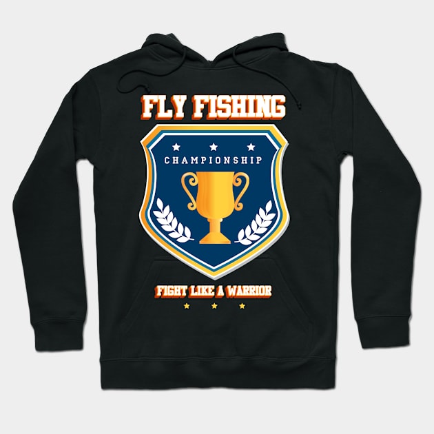 Fly fishing Hoodie by Baim_Art